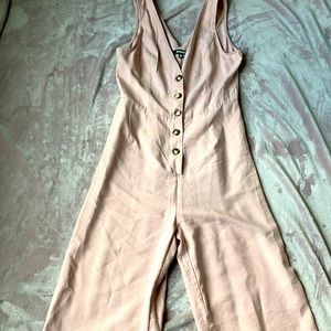 MISSGUIDED Pink Midi Jumpsuit | Size: M